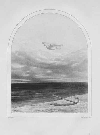 The White Dove by Paul Gavarni