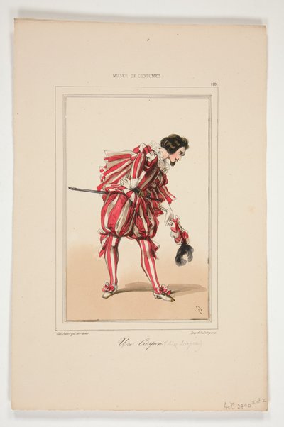 A Crispin by Paul Gavarni
