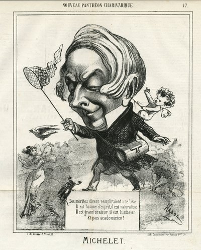 Illustration of Hadol in The Charivari by Paul Hadol