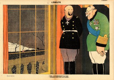 La Baionnette, Satirical in Colours by Paul Iribe
