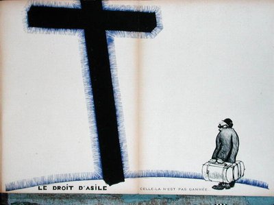 The Christian Cross and the Right to Asylum, illustration from 