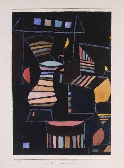 Artificial Courtyard by Paul Klee