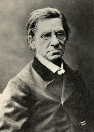 Portrait of Émile Littré by Paul Nadar