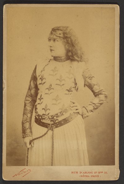 Sarah Bernhardt as Lady Macbeth by Paul Nadar