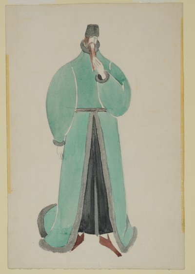 Costume Design for a Character in King Lear by Paul Nash