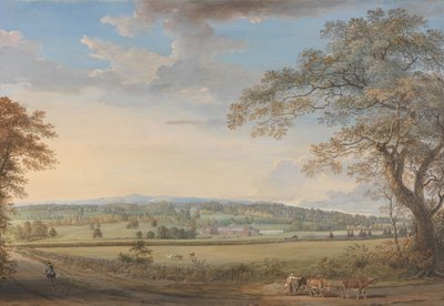 A View of Vinters at Boxley, Kent, with Mr. Whatman