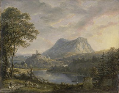 Landscape with a Lake by Paul Sandby