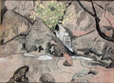 Landscape with a Bird and a Toad by Paul Sérusier