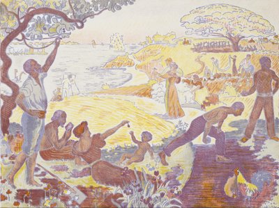In the Time of Harmony: The Joy of Life--Sunday by the Sea by Paul Signac