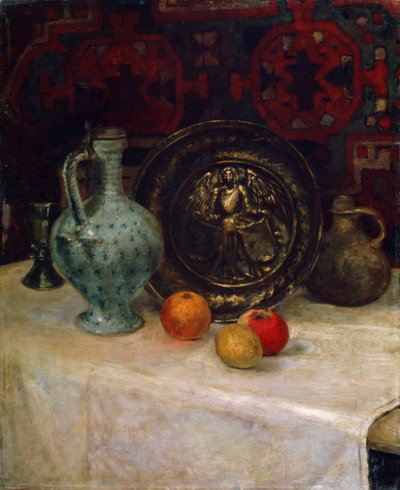 Still Life with a Brass Plate by Paula Modersohn Becker