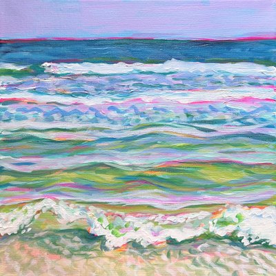 Colorful Ocean Waves by Pauline Wegman | Key and Sea Creative