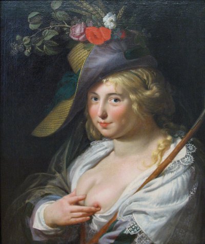 The Blond Shepherdess by Paulus Moreelse