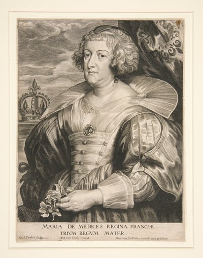 Marie de Medici by Paulus Pontius