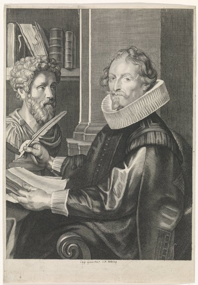 Portrait of Jan-Gaspar Gevartius by Paulus Pontius