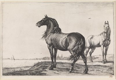 Neighing Horse by Paulus Potter