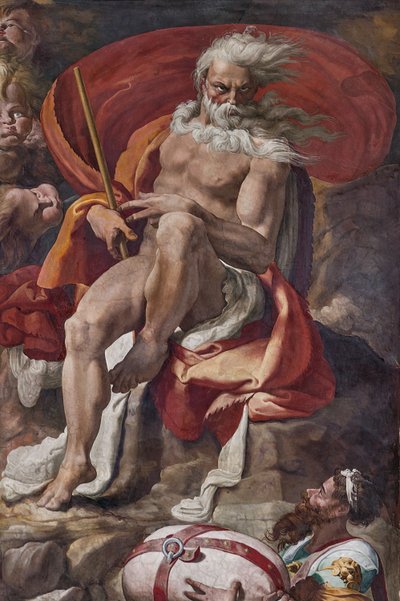 Aeolus Giving Ulysses the Bag with All the Winds (detail) by Pellegrino Tibaldi