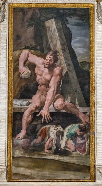 Companions of Ulysses Escaping from Polyphemus (detail) by Pellegrino Tibaldi