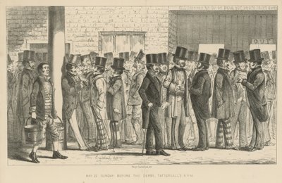 Sunday Before the Derby by Percy Cruikshank