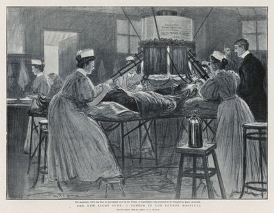 The New Light Cure: A Sketch in the London Hospital by Percy F.S. Spence