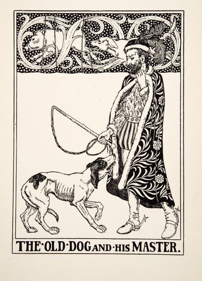 The Old Dog and his Master, from A Hundred Fables of Aesop by Percy J. Billingshurst