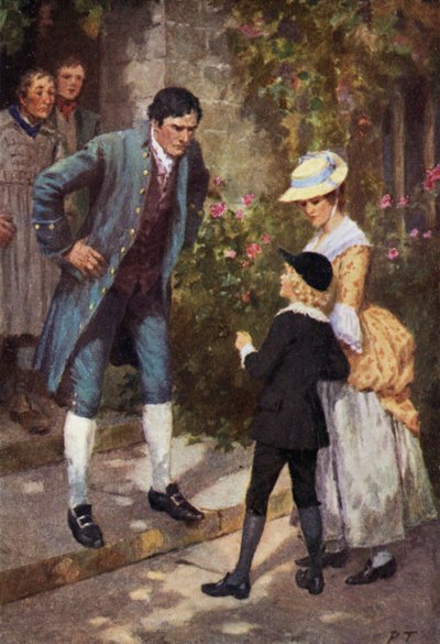 Illustration for Wuthering Heights by Emily Bronte by Percy Tarrant