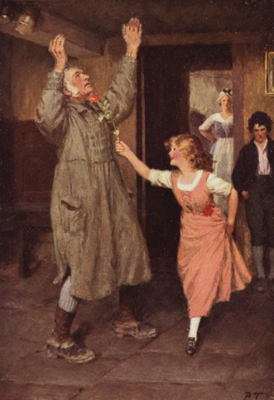 Illustration for Wuthering Heights by Emily Bronte by Percy Tarrant