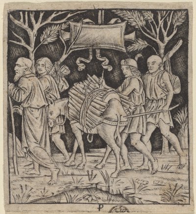 Abraham and Isaac on Their Way to Mount Moriah by Peregrino da Cesena