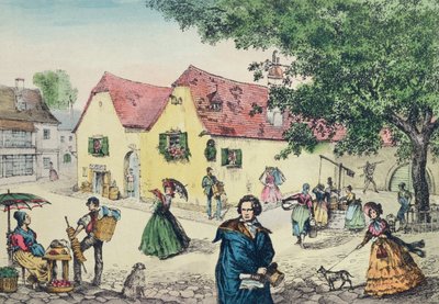 Heiligenstadt Testament House in Vienna where Beethoven Stayed by Perger