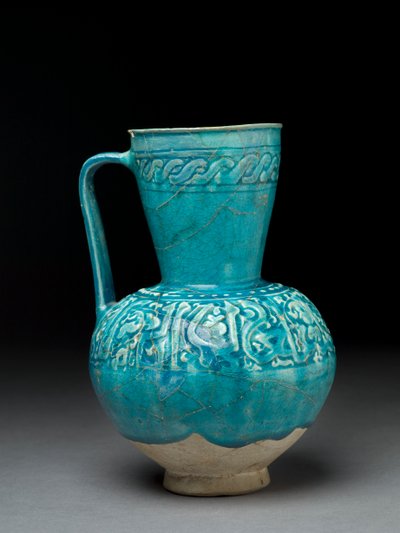 Jug with moulded decoration, Iran, 12th century by Persian School