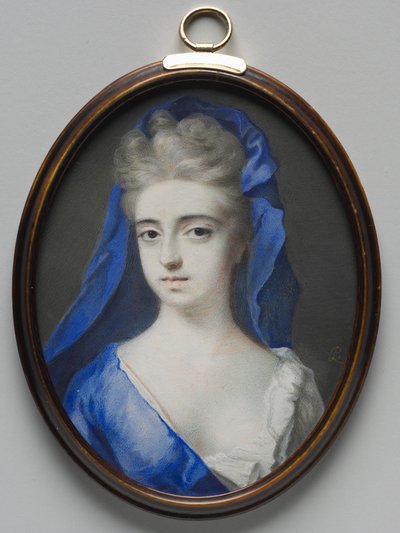Portrait of a Woman in Blue, c. 1700 by Peter Cross