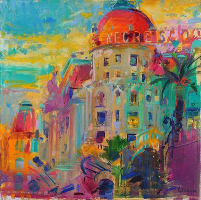 Promenade des Anglais, Sunset by Peter Graham