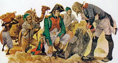 Discovery of The Rosetta Stone in Egypt by Peter Jackson