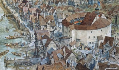 Old London reconstructed: The Rose Theatre, Southwark by Peter Jackson