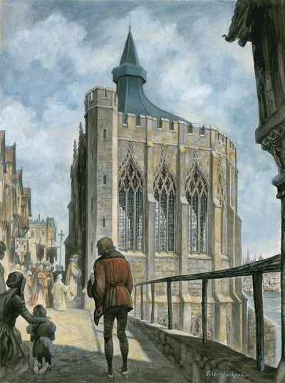 Reconstruction of the Chapel of St Thomas on Old London Bridge by Peter Jackson