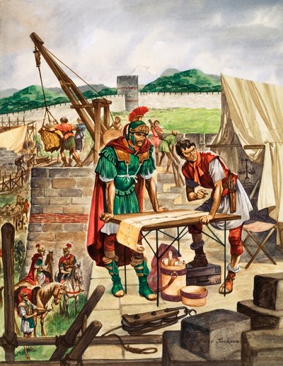 The Emperor Hadrian Checks Work by Peter Jackson