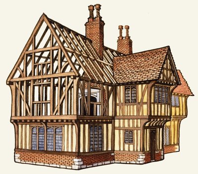 The Wonderful Story of Britain: Building a Tudor House by Peter Jackson