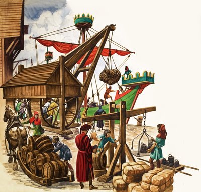 The Wonderful Story of Britain: Early Ships and Sea-Ports by Peter Jackson