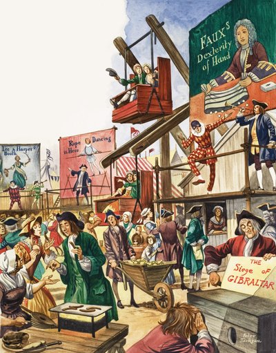 The Wonderful Story of Britain: Fairs and Fun for the People. Bartholomew Fair by Peter Jackson