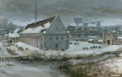 Westminster Hall in the Snow by Peter Jackson
