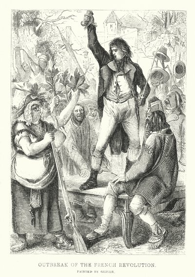 Outbreak of the French Revolution by Peter Johann Nepomuk Geiger