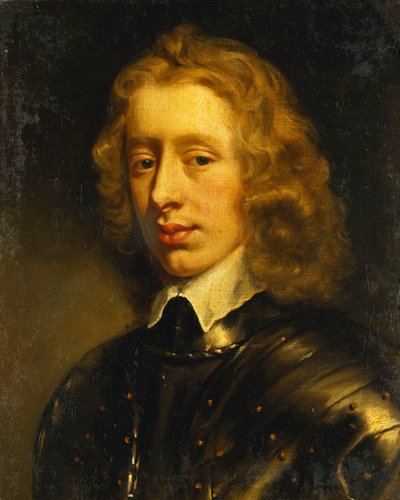 Portrait of a Young Gentleman, thought to be the Duke of Richmond, Bust Length, Wearing Armour by Peter Lely