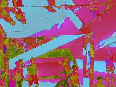 Venice Beach Upside-Down, 2014 by Peter McClure