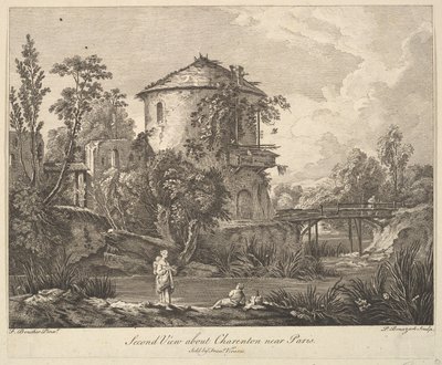 Second View of Charenton near Paris by Peter Paul Benazech