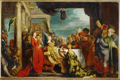 Alboin and Rosamunde by Peter Paul Rubens