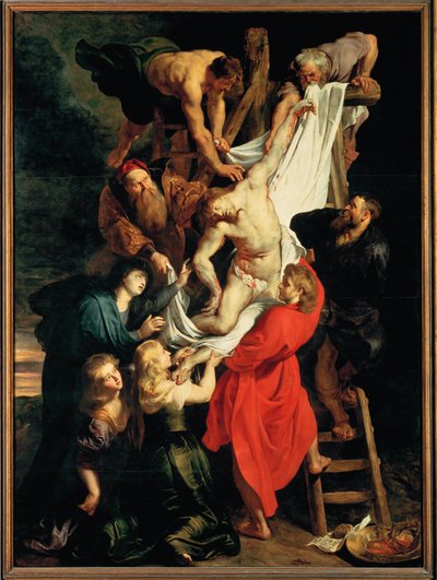 Descent from the Cross (central panel) by Peter Paul Rubens