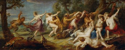 Diana and Her Nymphs Discovered by Satyrs, c.1635 by Peter Paul Rubens