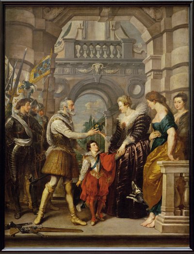 Henry IV Departs for the War in Germany by Peter Paul Rubens