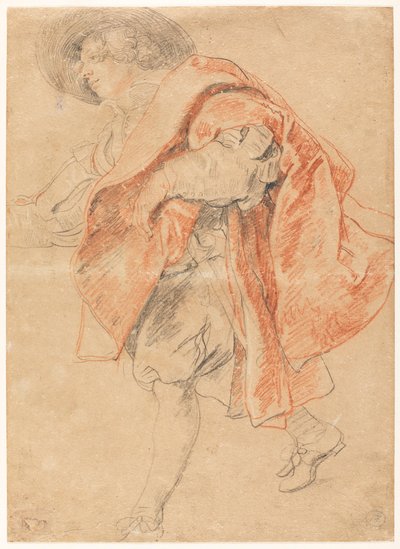 Young Man Descending a Staircase by Peter Paul Rubens