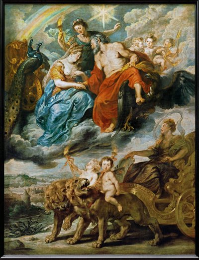 The Meeting of the King and Marie de Medicis at Lyon by Peter Paul Rubens