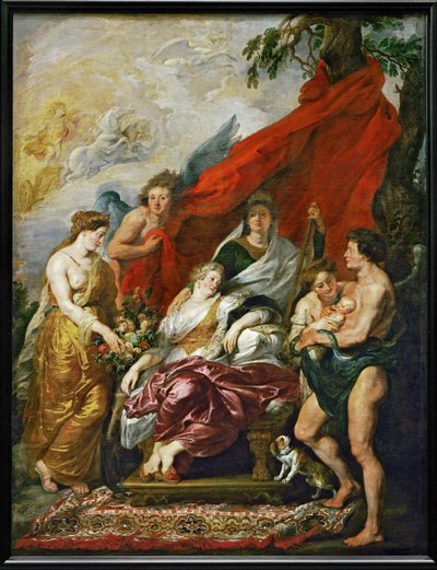 The Birth of Louis XIII at Fontainebleau by Peter Paul Rubens